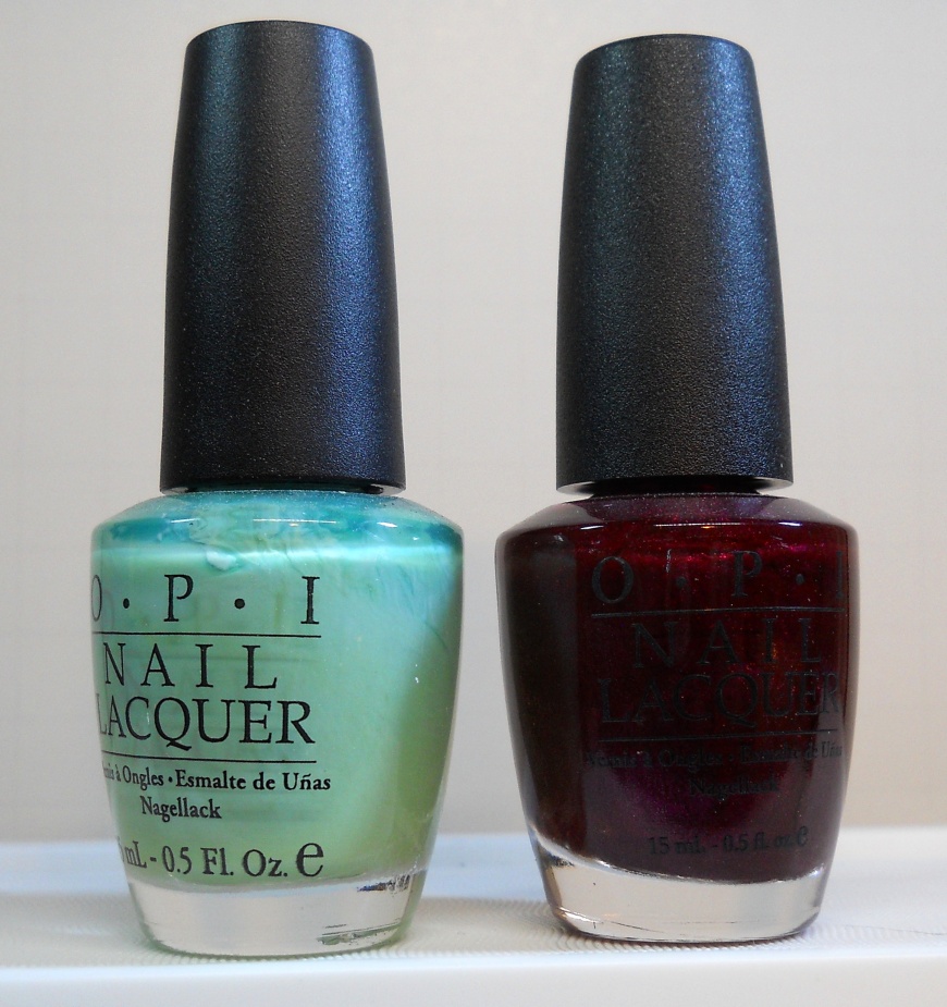 OPI Hey! Get in Lime!, OPI NYPD Beet